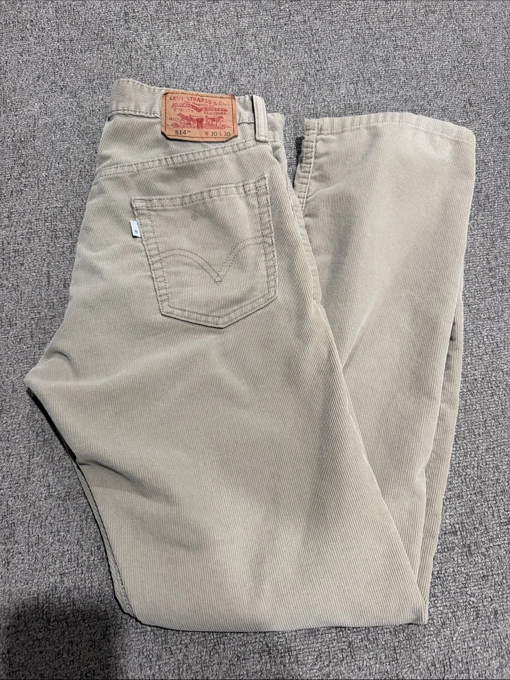 Levi's Men's Beige Corduroy Pants